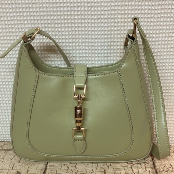 Handbags - Leather Hobo Baguette